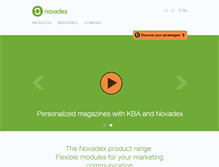 Tablet Screenshot of novadex.com